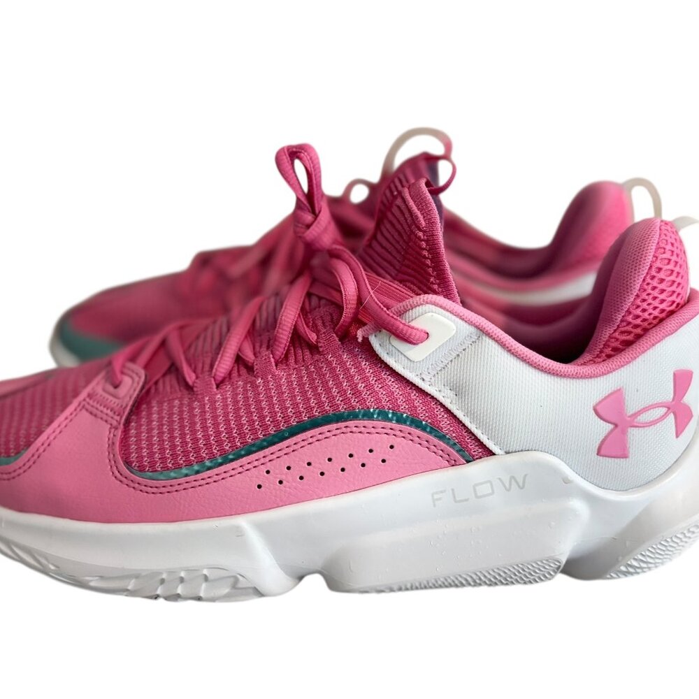 Under Armour Flow FUTR X 3 - Pink/White Athletic Sneakers/Shoes US 11.5 M-13 W